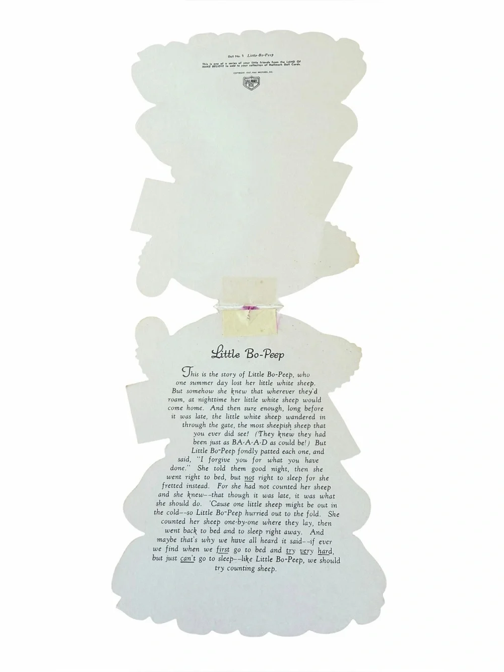 Hallmark vintage piece